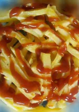 عکسی از دستور سیب زمینی سرخ کرده