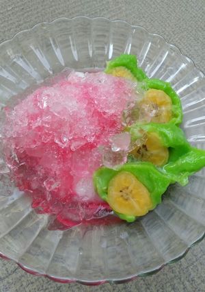 Foto resep Es Pisang Ijo
