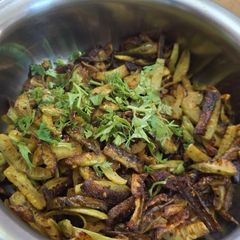 A picture of Ivy Gourd Fry.