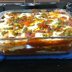 Bread Veggie Lasagna A picture of Bread Veggie Lasagna.
