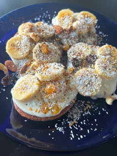 Una foto de Tortitas de cacao keto