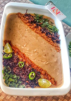 A picture of Chicken Haleem.