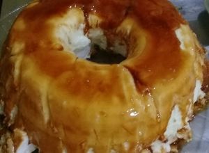 Una foto de Pudín de claras