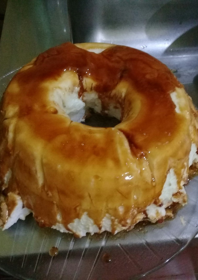 Una foto de Pudín de claras