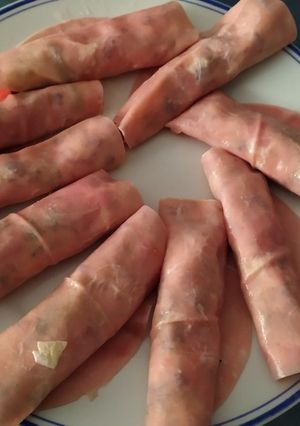 Una foto de Rollitos tropicales