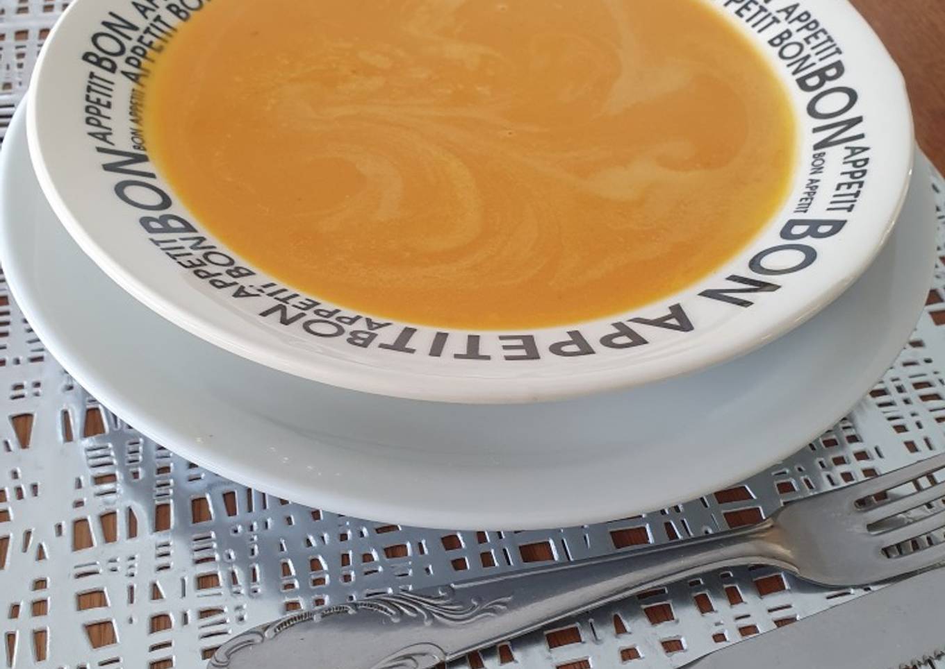 Sopa de calabaza al curry