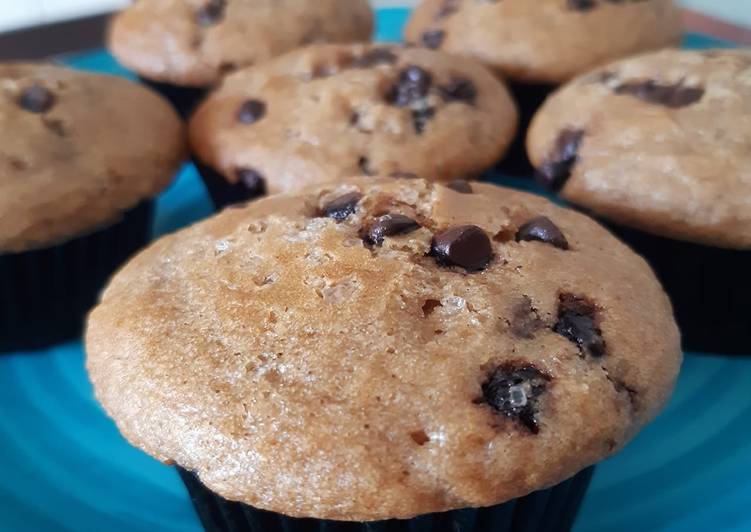How to Prepare Super Quick Homemade Chocolate chip muffins