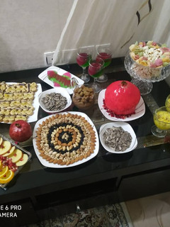 عکسی از دستور تزیین میز یلدا