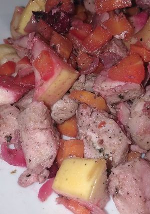 A picture of Chicken salad.