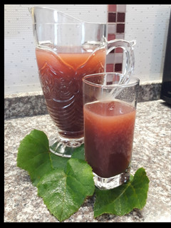 Una foto de Jugo de uva reciclado