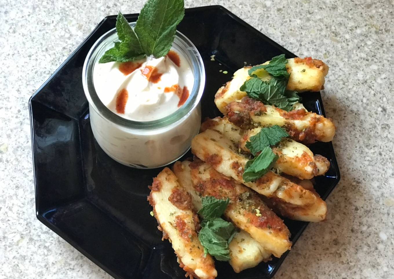 Halloumi fries
