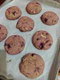 Soft Cookies Ubi Ungu (Ubee Soft Cookies) dengan isian creamcheese