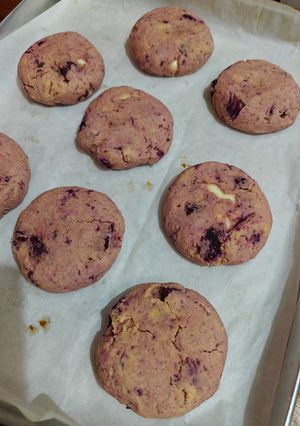 Foto resep Soft Cookies Ubi Ungu (Ubee Soft Cookies) dengan isian creamcheese
