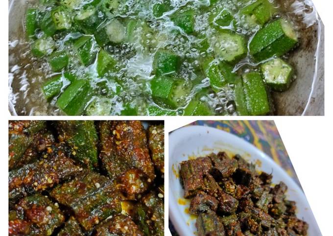 Recipe of Speedy Crispy and crunchy lady fingers