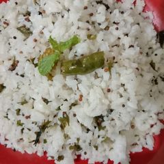 Tawa Mustard mint rice A picture of Tawa Mustard mint rice.