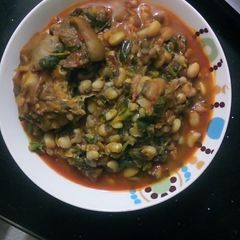 A picture of Vegetable porridge beans.