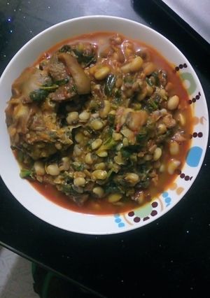 A picture of Vegetable porridge beans.