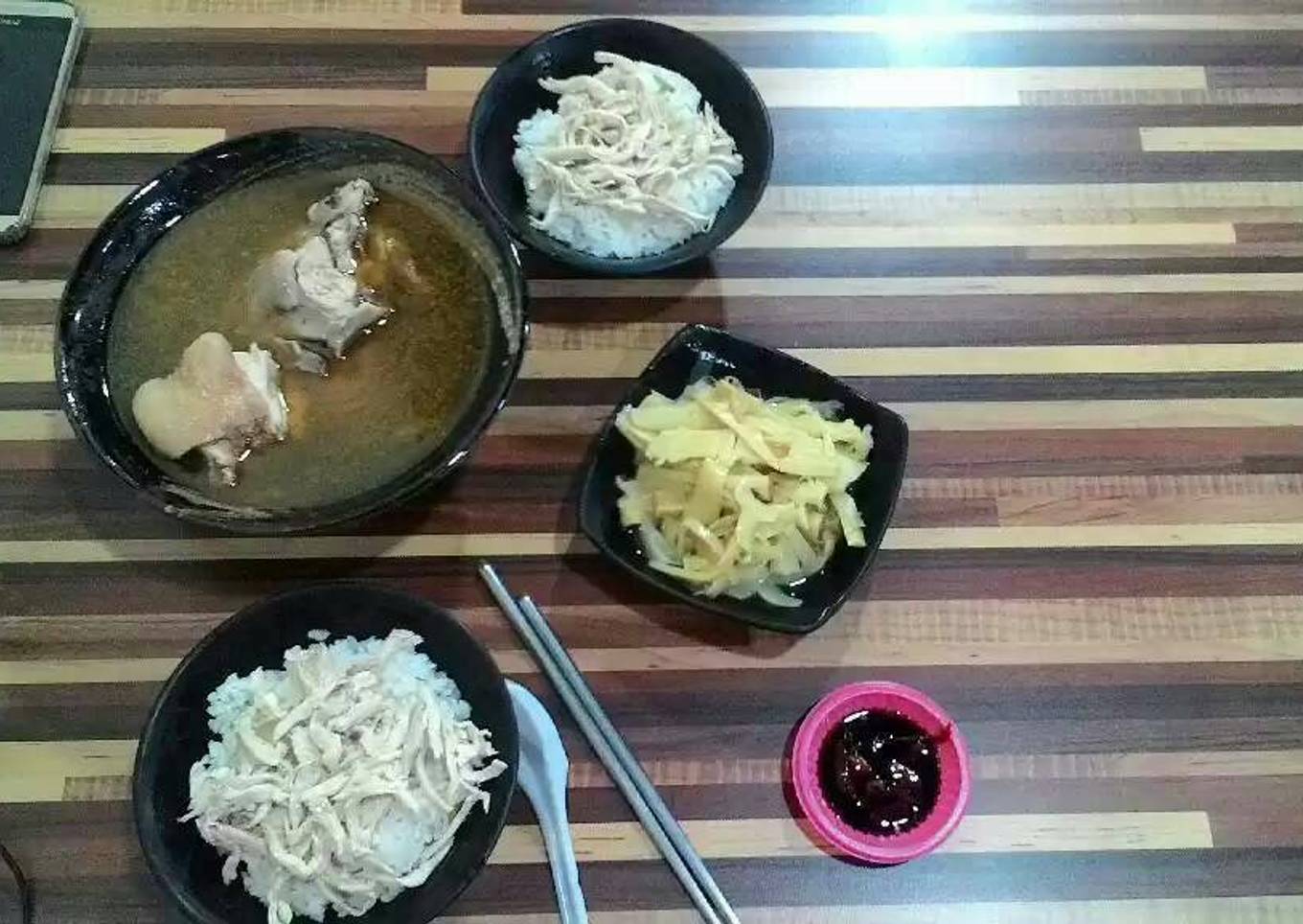 Sesamee Chicken wine Soup
