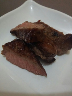 A picture of Pan seared beef steak.