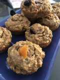 Muffins integrales de manzana y canela (relleno 🎁)
