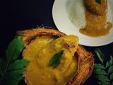 নো-অয়েল ডাব ফিশ কারি(No-oil daab fish curry recipe in Bengali)