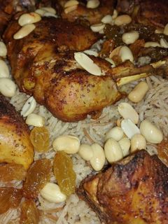 صورة لوصفة اوزي مع اللحمة المفرومه