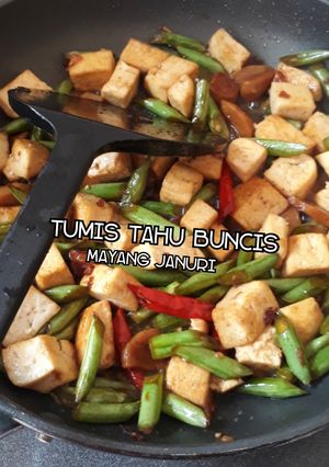 Foto resep Tumis Tahu Buncis Baso