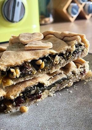 Une photo de Tourte sucrée aux blettes