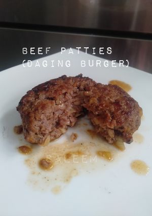 Foto resep Beef Patties / Daging Burger