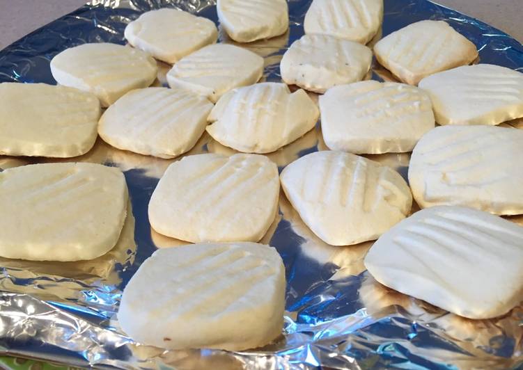 Quick butter biscuits