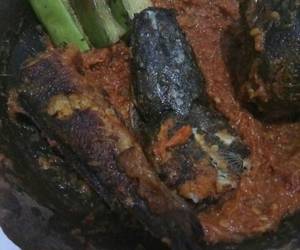 Resep mudah Penyet lele, terong sambel terasi+udang Yummy Mantul