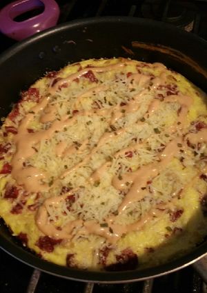 A picture of Rueben Frittata.