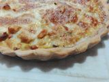 Tarta de pollo y champignon