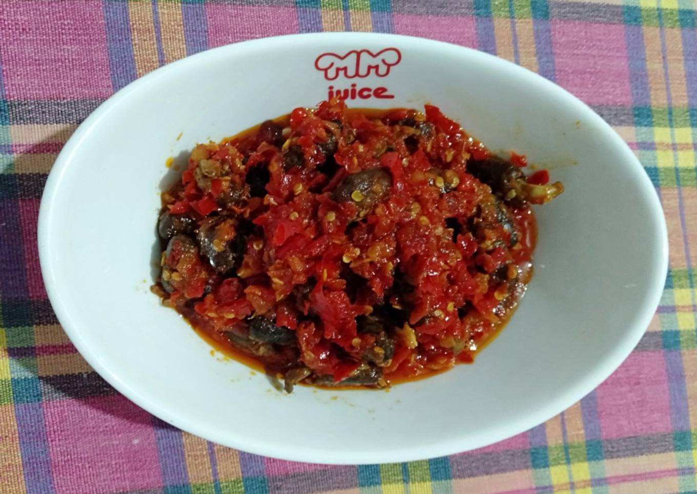Balado jantung ayam
