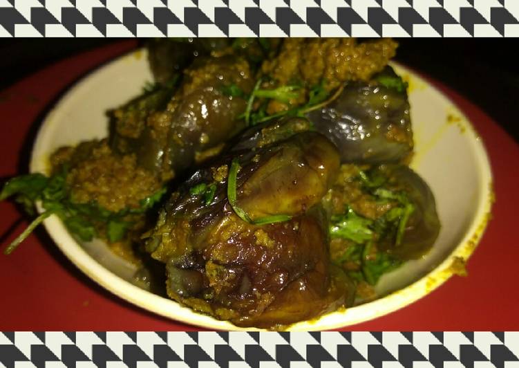 Simple Way to Prepare Perfect Stuffed Baby Brinjals