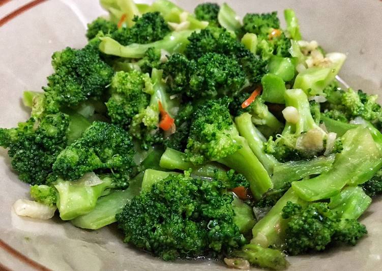 Resep Cah Brokoli Saus Tiram Lezat