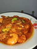 Udang pete sambal padang