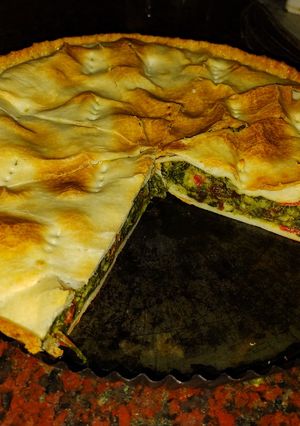 Una foto de Tarta de espinaca