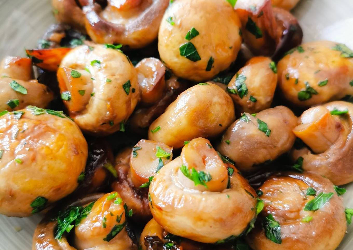 🍄Champiñones salteados muy deliciosos🍄