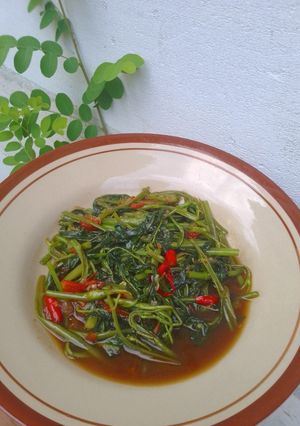 Foto resep Tumis Kangkung ala Resto