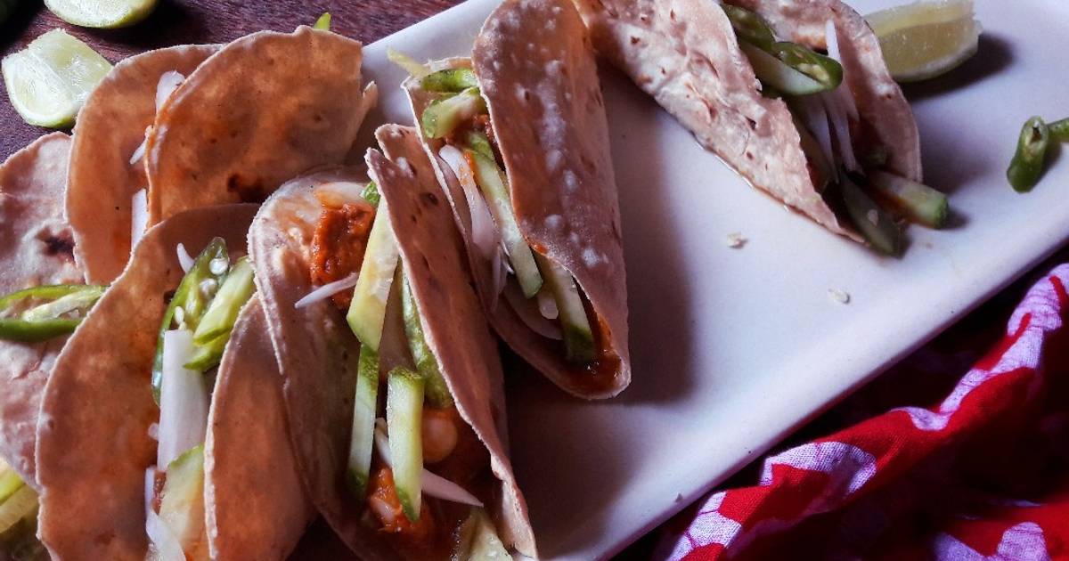 Butter chicken taco Recipe by Joyeta Biswas Cookpad