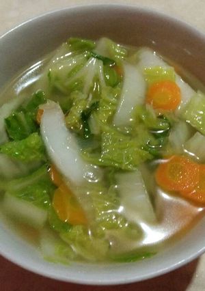 Foto resep Tumis sawi putih + wortel