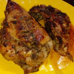 A picture of Pan fried Chicken.