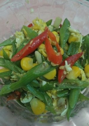 Foto resep Tumis Buncis Jagung Manis Pedas