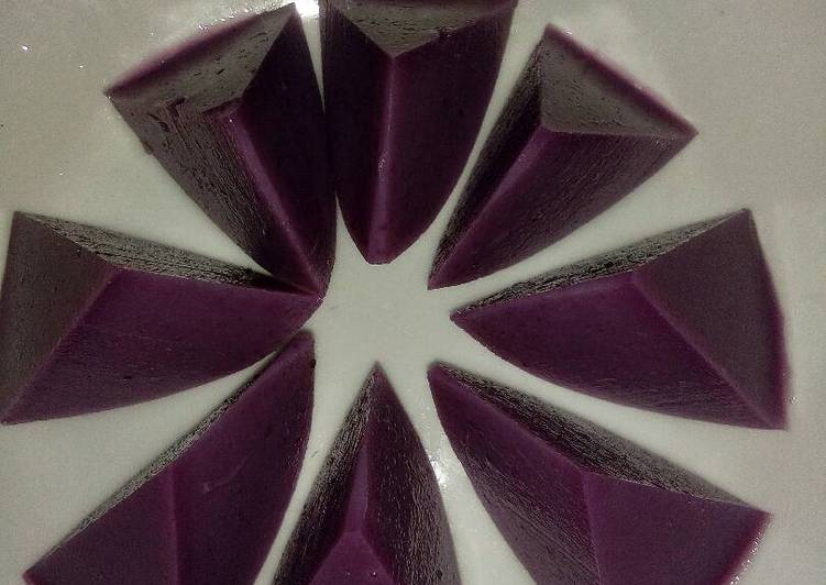 Bagaimana Menyiapkan Puding Ubi Ungu 💖 Anti Gagal