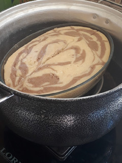 عکسی از دستور کیک قابلمه ای