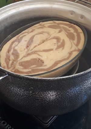 عکسی از دستور کیک قابلمه ای