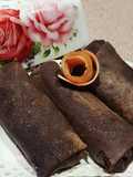 Apple cinamon dadar gulung coklat