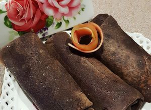 Foto resep Apple cinamon dadar gulung coklat