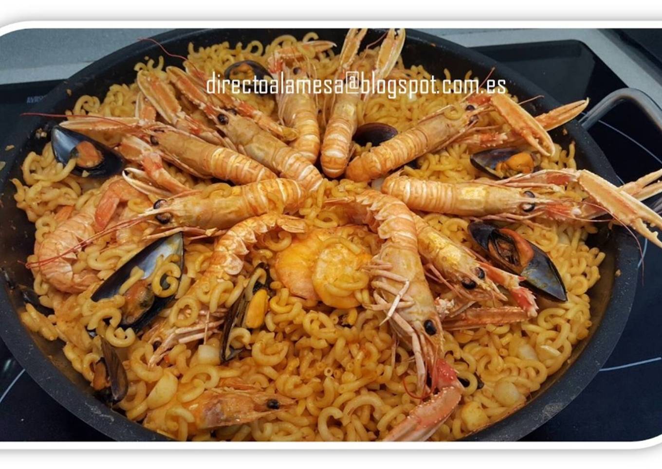 Fideuá de marisco